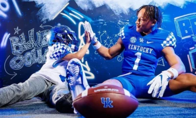 Kentucky wide receiver Anthony Brown on a recruiting visit to Lexington