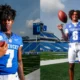 Barion Brown and Dane Key portraits at Kentucky Football Media Day 2023