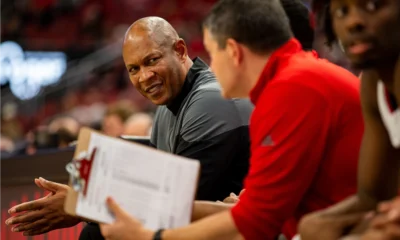 Louisville head coach Kenny Payne looked for answers on the bench