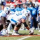 Kentucky Football Offensive lines against Ole Miss in 2022.