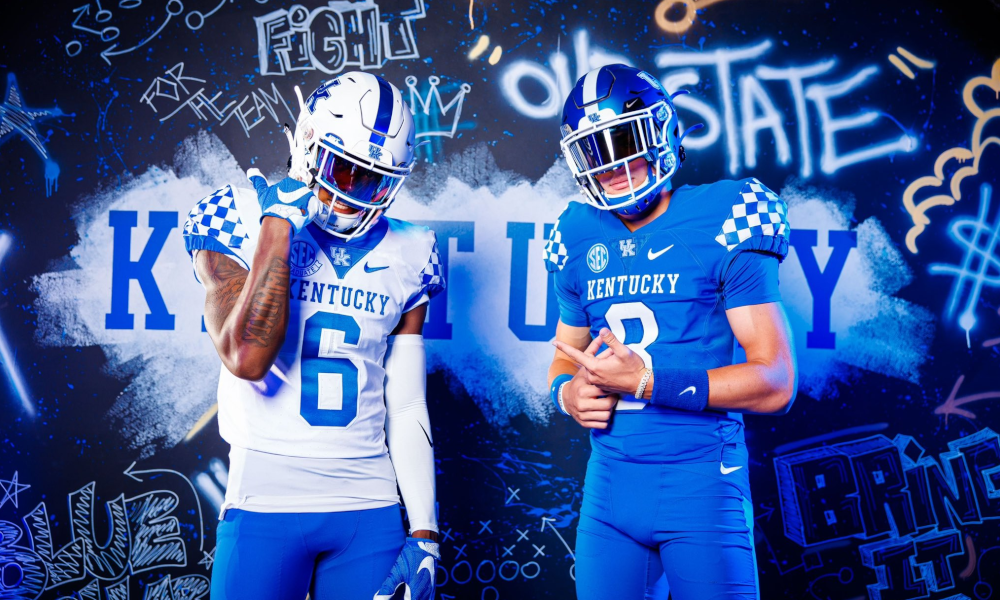 Stone Saunders and Rico Scott on a Kentucky football visit.