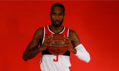 Will Barton poses for portrait during Wizards media day at Capital One Arena