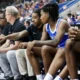 Tyler Ulis coaching Robert Dillingham during GLOBL Jam.