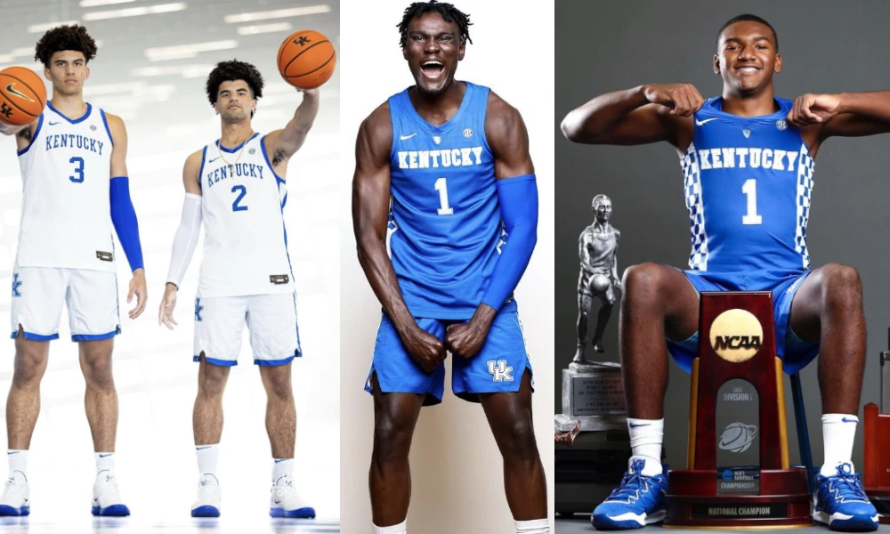 Kentucky basketball recruits Cameron Boozer, Cayden Boozer, Somto Cyril, and Karter Knox on their visits to Kentucky.