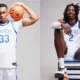 Kentucky Wildcats Ugonna Onyenso and Aaron Bradshaw at Kentucky basketball media day.