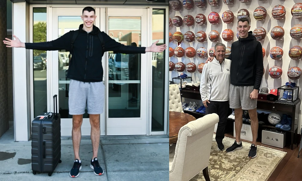 Seven footer Zvonimir Ivisic has arrived in Lexington to join the Kentucky Wildcats basketball team.