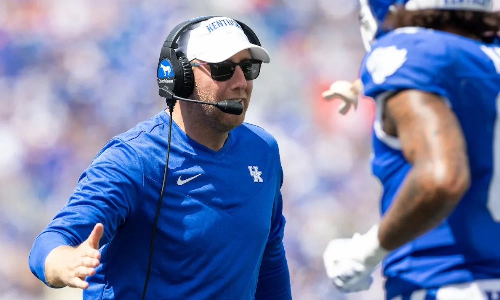 Kentucky offensive coordinator Liam Coen has been reported to be candidate for a head coaching position.