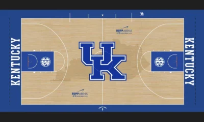 Kentucky basketball announces a new court design for Rupp Arena. Wil debut on December 2nd.