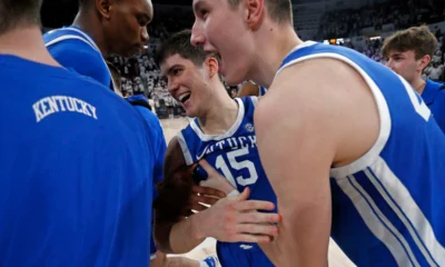 Reed Sheppard, a native Kentuckian, describes what it meant to hit a game winner for Kentucky.