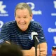 Athletic Director Mitch Barnhart confirms that John Calipari will return as Kentucky Wildcats basketball coach.