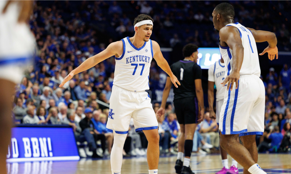 The Kentucky Wildcats tip off their season and the first game of the Mark Pope era against the Wright State Raiders in Rupp Arena.