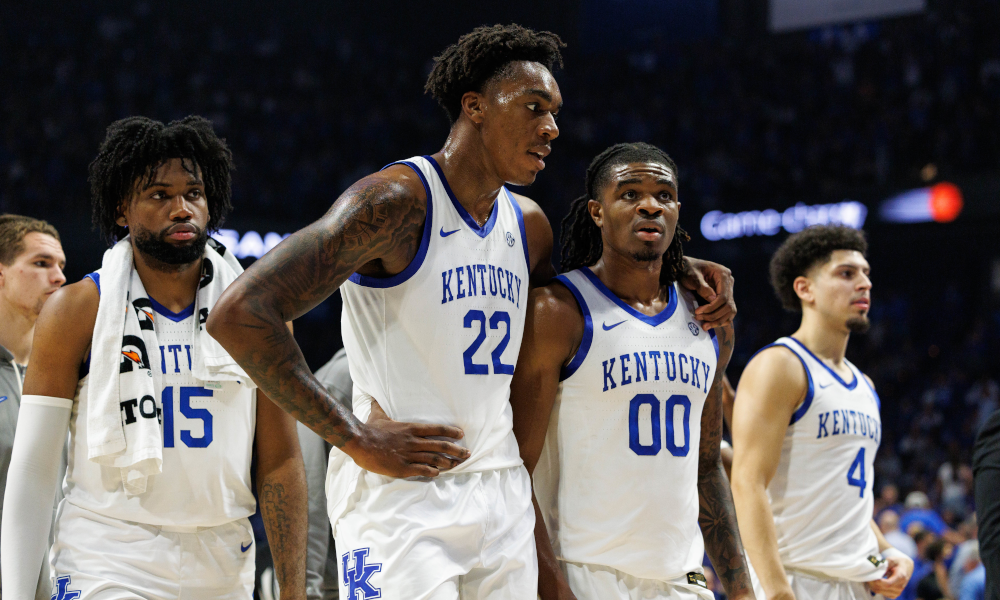 The Kentucky Wildcats take on the Bucknell Bison at Rupp Arena, looking to improve to 2-0 and finish the first week of the regular season.