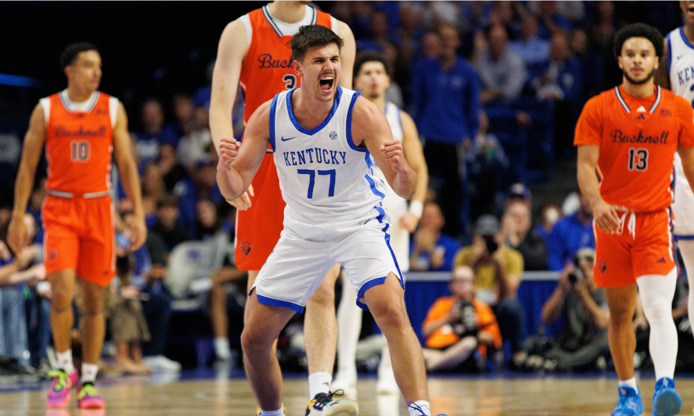 Mark Pope and the Kentucky Wildcats take on the Duke Blue Devils in the Champion's Classic in Atlanta in a Top 25 matchup.