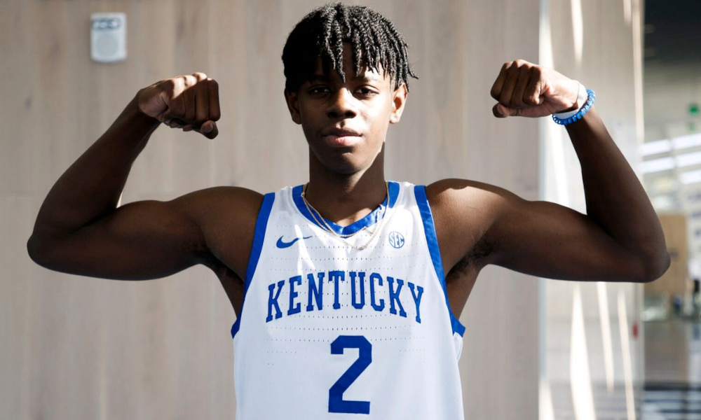 Top basketball recruit Caleb Wilson on his visit to Kentucky.