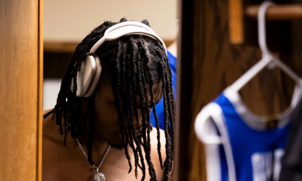 Otega Oweh before facing his former team, the Oklahoma Sooners