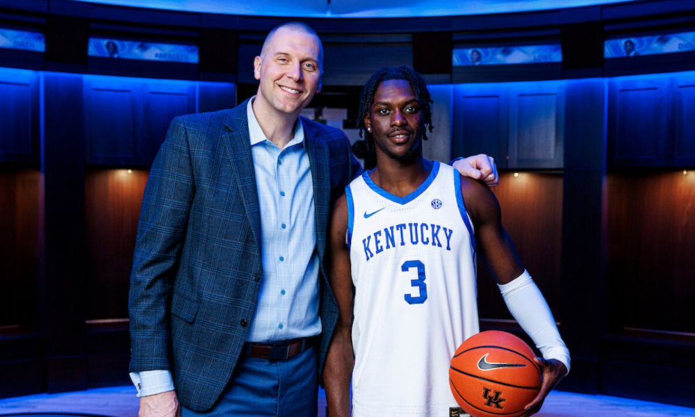 Zoom Diallo is turning heads in Kentucky basketball practices. See why Mikhail McLean and Malachi Moreno are already raving about the new PG1.