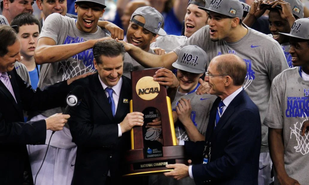 College basketball coaches ranked the best teams of the 21st century, with the 2011-12 and 2014-15 Kentucky Wildcats making the elite list.