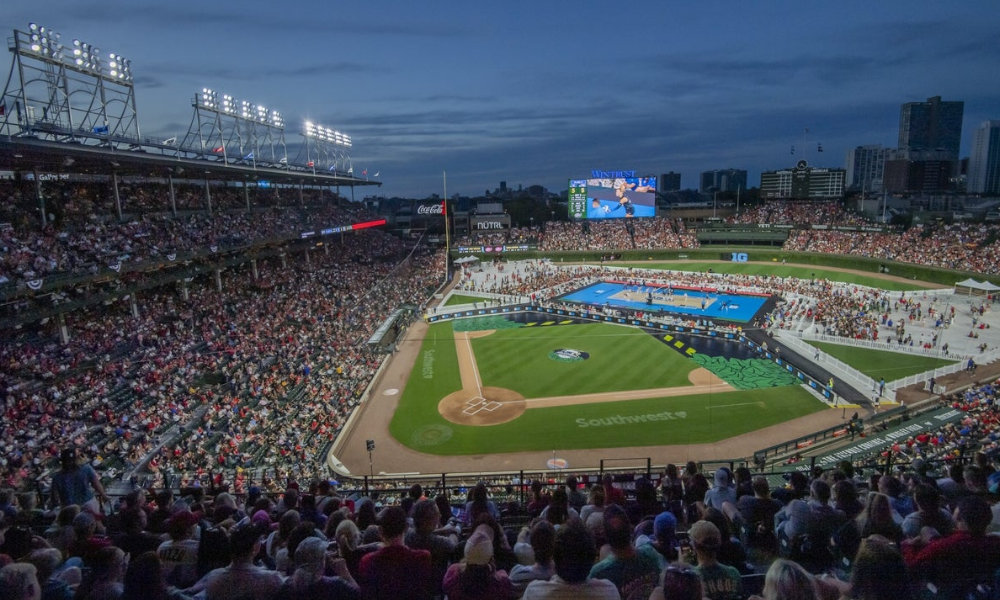 Kentucky volleyball made history at Wrigley Field as the sport showcased the growing popularity, attendance and economic potential of women’s sports.